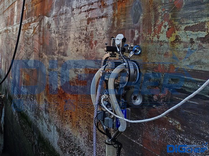 船舶外板除銹機(jī)器人