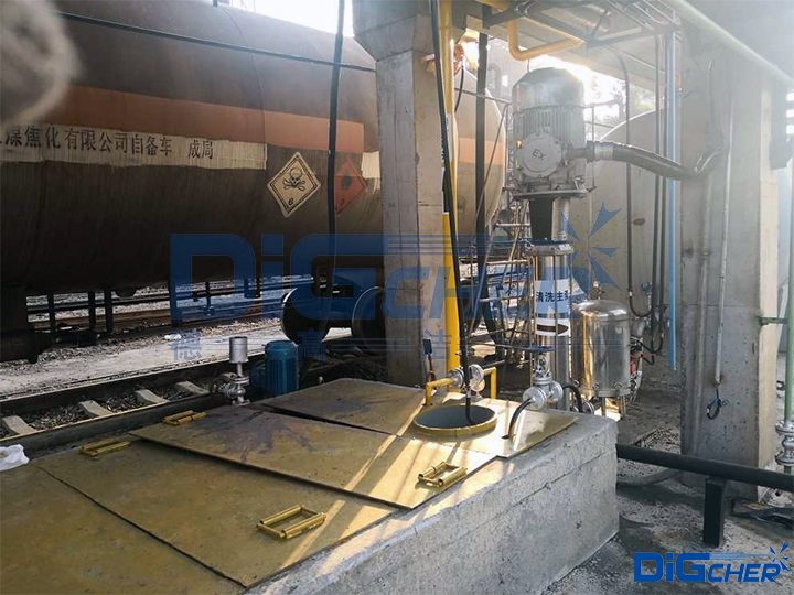 鐵路油罐車自動(dòng)化清洗系統(tǒng)泵站